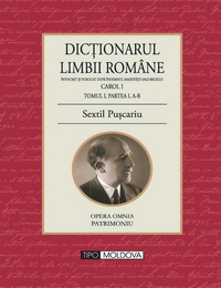 coperta carte dictionarul limbii romane, tom i, partea i de sextil puscariu